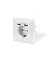 DIGITUS DA-70613 Safety Wall Outlet 2xUSB USB output total 5V 2.1A Input AC 250V 50Hz RAL 9003 - nr 11