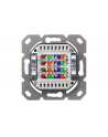 DIGITUS MODULARNY wall outlet 2xRJ45 Kolor: BIAŁY Cat6a fully shielded flush mount horizontal cable installation - nr 13