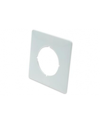 DIGITUS Wallplate for Keystone Jacks German Type 80x80 frame 50x50 central plate incl. dust cover design compatible pure Kolor: BIAŁY