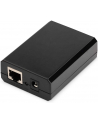 DIGITUS Gigabit PoE af Splitter10/100/1000Mbps 12W Input 802.3af PoE Output 5V/2A 9V/1.5A 12V/1A plastic housing Kolor: CZARNY - nr 6
