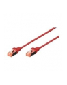 DIGITUS CAT 6 S-FTP patch cable Cu LSZH AWG 27/7 length 0.5 m color red - nr 8