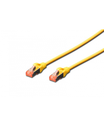 DIGITUS CAT 6 S-FTP patch cable Cu LSZH AWG 27/7 length 2 m color yellow