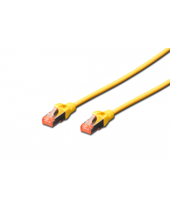 DIGITUS CAT 6 S-FTP patch cable Cu LSZH AWG 27/7 length 3 m color yellow