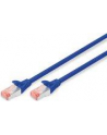 DIGITUS CAT 6 S-FTP patch cable Cu LSZH AWG 27/7 length 10 m color blue - nr 10
