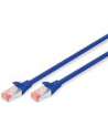 DIGITUS CAT 6 S-FTP patch cable Cu LSZH AWG 27/7 length 10 m color blue - nr 11