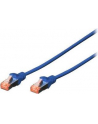 DIGITUS CAT 6 S-FTP patch cable Cu LSZH AWG 27/7 length 10 m color blue - nr 9