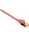 DIGITUS CAT 6A S-FTP patch cable Cu LSZH AWG 26/7 length 0.5 m color red - nr 1