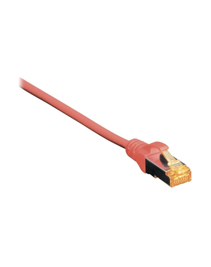 DIGITUS CAT 6A S-FTP patch cable Cu LSZH AWG 26/7 length 0.5 m color red główny