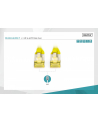 DIGITUS CAT 6A S-FTP patch cable Cu LSZH AWG 26/7 length 0.5 m color yellow - nr 5