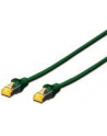 DIGITUS CAT 6A S-FTP patch cable Cu LSZH AWG 26/7 length 2 m color grün - nr 10