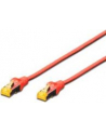DIGITUS CAT 6A S-FTP patch cable Cu LSZH AWG 26/7 length 3 m color red - nr 10