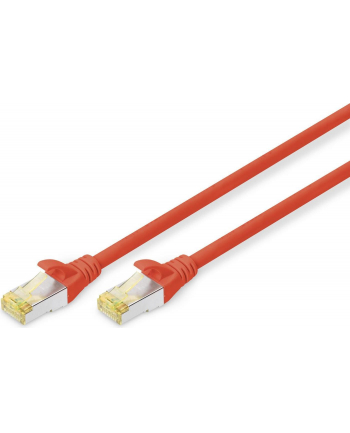 DIGITUS CAT 6A S-FTP patch cable Cu LSZH AWG 26/7 length 3 m color red