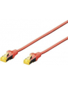 DIGITUS CAT 6A S-FTP patch cable Cu LSZH AWG 26/7 length 3 m color red - nr 9