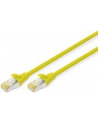 DIGITUS CAT 6A S-FTP patch cable Cu LSZH AWG 26/7 length 3 m color yellow - nr 15