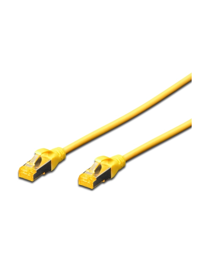 DIGITUS CAT 6A S-FTP patch cable Cu LSZH AWG 26/7 length 3 m color yellow główny