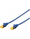 DIGITUS CAT 6A S-FTP patch cable Cu LSZH AWG 26/7 length 5 m color blue - nr 9