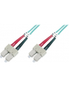 DIGITUS Kabel krosowy (patch cord) światłowodowy SC/SC dplx MM 50/125 OM4 LSOH 1m fioletowy - nr 7