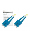 DIGITUS Kabel krosowy (patch cord) światłowodowy SC/SC dplx SM 9/125 OS2 LSOH 10m żółty - nr 1