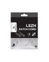 GEMBIRD PP6A-LSZHCU-W-0.5M patchcord RJ45 cat.6A SFTP LSZH 0.5m biały - nr 3