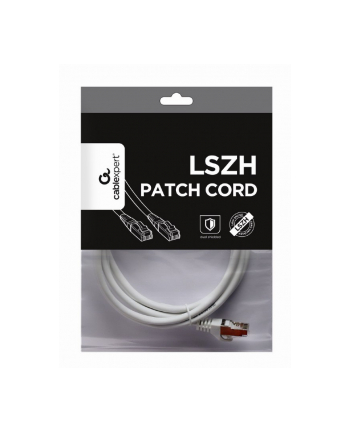 GEMBIRD PP6A-LSZHCU-W-2M patchcord RJ45 cat. 6A SFTP LSZH 2m biały