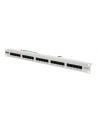 DIGITUS CAT 3 ISDN Patch Panel unshielded 25-port RJ45 8P4C LSA 1U rack mount color grey RAL 7035 - nr 2