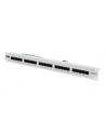 DIGITUS CAT 3 ISDN Patch Panel unshielded 25-port RJ45 8P4C LSA 1U rack mount color grey RAL 7035 - nr 14