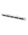 DIGITUS CAT 3 ISDN Patch Panel unshielded 25-port RJ45 8P4C LSA 1U rack mount color grey RAL 7035 - nr 16