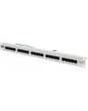 DIGITUS CAT 3 ISDN Patch Panel unshielded 25-port RJ45 8P4C LSA 1U rack mount color grey RAL 7035 - nr 19