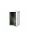 DIGITUS 19inch wall cabinet 20H SoHoline RAL7035 grey without tray H998xB600xT560mm - nr 1
