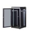 DIGITUS Network cabinet 19Inch 22U H21164mmxB600mmxT600mm Kolor: CZARNY RAL 9005 with glass door incl. 28xSreew-Set up to 600KG IP40 - nr 13