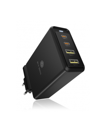 icy box ICYBOX IB-PS104-PD Wall charger with 4 interfaces and Power Delivery