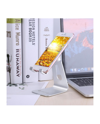 TECHLY Universal and Adjustable Desk Holder for Smartphone and Tablet