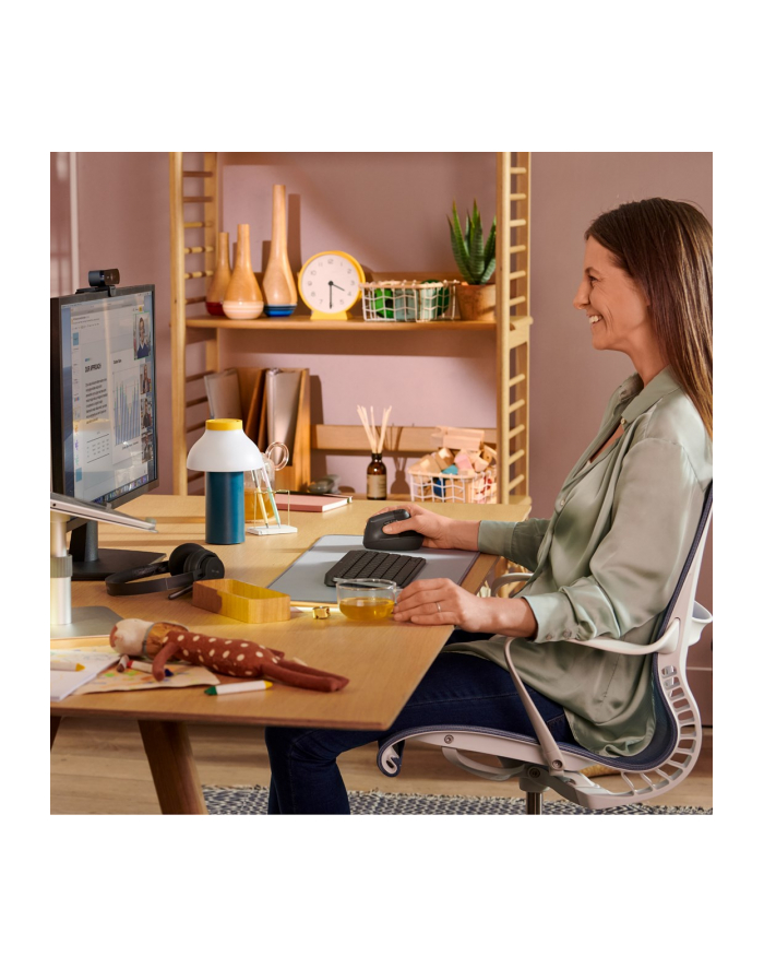 LOGITECH LIFT Right Vertical Ergonomic Mouse - GRAPHITE / BLACK - EMEA główny