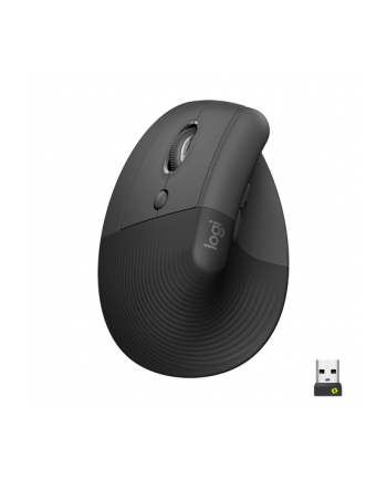 LOGITECH LIFT Left Vertical Ergonomic Mouse - GRAPHITE / BLACK - EMEA