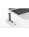 DIGITUS HUB/Koncentrator 3-portowy OTG USB Typ C USB 2.0 HighSpeed czytnik kart SD/Micro SD aluminium - nr 3