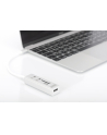 DIGITUS HUB/Koncentrator 3-portowy OTG USB Typ C USB 2.0 HighSpeed czytnik kart SD/Micro SD aluminium - nr 4