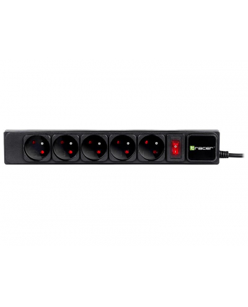 TRACER PowerGear 1.5 m Black 5 sockets power strip