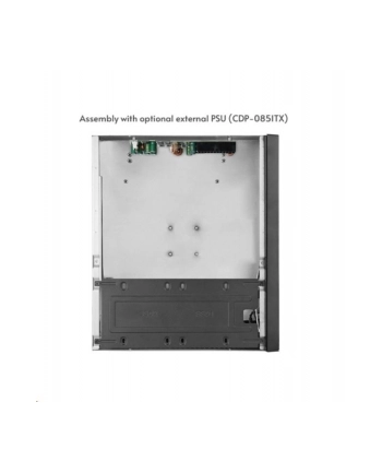 CHIEFTEC Compact Black iTX m-ATX slim case bundled with 85W PSU