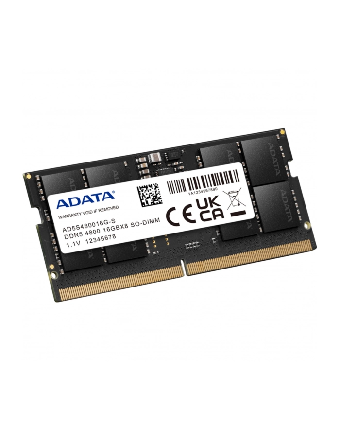 a-data ADATA DDR5 16GB SO-DIMM 4800MHz single tray główny