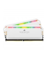 CORSAIR DOMINATOR PLATINUM RGB DDR5 64GB 2x32GB 5200MHz 1.25V DIMM White Heatspreader - nr 7