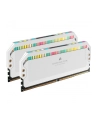 CORSAIR DOMINATOR PLATINUM RGB DDR5 64GB 2x32GB 5200MHz 1.25V DIMM White Heatspreader - nr 9