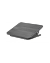 MANHATTAN Ergonomic Adjustable Footrest Under-Desk Comfort and Productivity Enhancer 300 x 380mm 12 x 15in. Rubberized Surface Black - nr 1