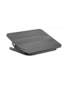 MANHATTAN Ergonomic Adjustable Footrest Under-Desk Comfort and Productivity Enhancer 300 x 380mm 12 x 15in. Rubberized Surface Black - nr 5