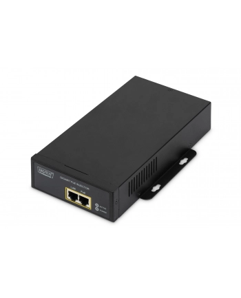 DIGITUS Gigabit PoE ++ injector 802.3bt power supply 4/5 + 7/8 - and 3/6 + 1/2 - 10/100 / 1000Mbps max.55V / 95W