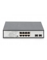 DIGITUS 8 Port Gigabit Switch 8xRJ45 6xPoE + 2G SFP 180W Support 802.3 af/at/bt standard - nr 3