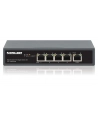 INTELLINET PoE-Powered 5-Port Gigabit Switch with PoE Passthrough One PoE++/4PPoE PD PoE Port with 95W Four PSE PoE ports up to 65W - nr 39