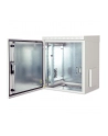 DIGITUS 7U wall mounting cabinet outdoor IP55 490x600x600 mm color grey RAL 7035 - nr 6