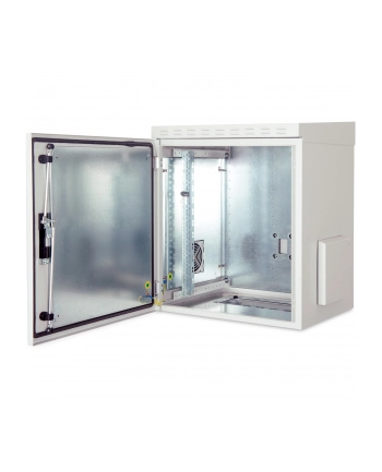 DIGITUS 7U wall mounting cabinet outdoor IP55 490x600x600 mm color grey RAL 7035 nr 1
