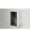 DIGITUS 19inch wall cabinet 20H SoHoline RAL7035 grey without tray H998xB600xT560mm - nr 18