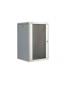 DIGITUS 19inch wall cabinet 20H SoHoline RAL7035 grey without tray H998xB600xT560mm - nr 24